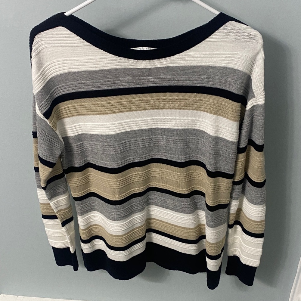 Christopher & Banks Multicolor Striped Sweater